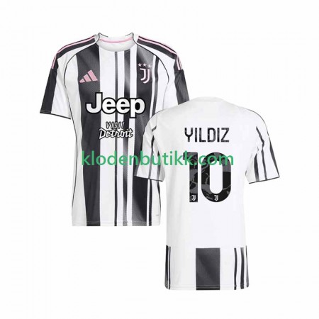 Juventus Kenan Yildiz 10 Hjemme Fotballdrakt 2025/26 Kortermet